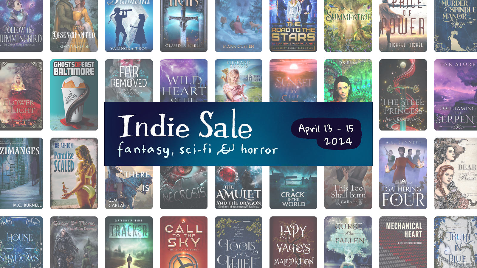 Indie Sale fantasy, sci-fi, and horror. April 13-15.
Get The Amulet and the Dragon for just 0.99